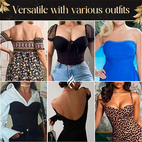 LUCILIFT – SUTIÃ SEM ALÇAS NAS COSTAS – TECIDO PREMIUM