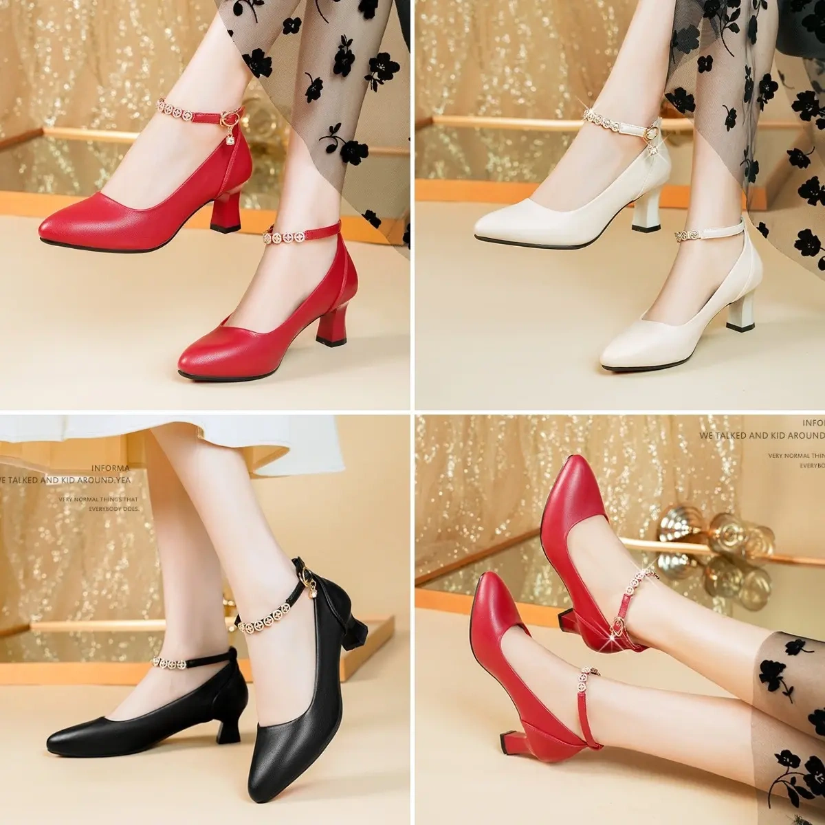 【35-40】Nuovi tacchi alti in morbida pelle