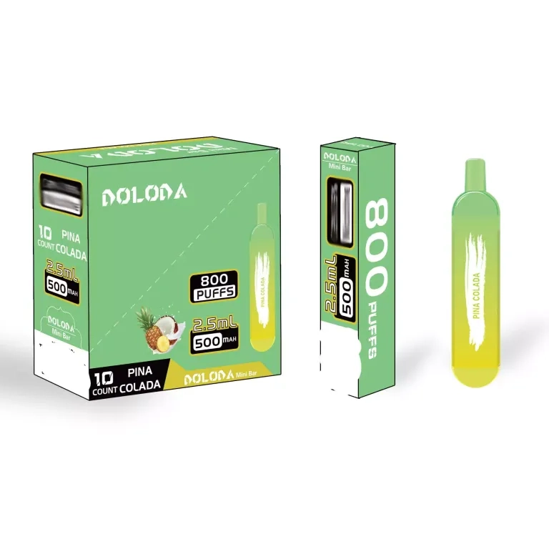 DOLODA Mini bar 800 Puffs Rechargeable Disposable Vape Blue Razz Ice