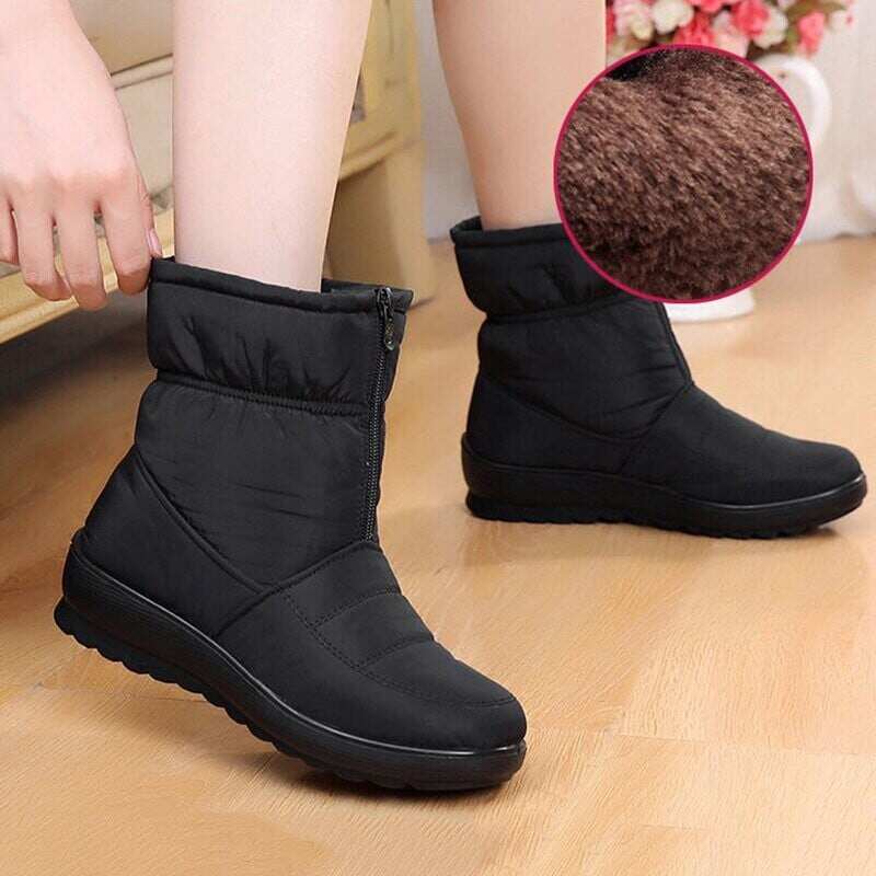 🔥Promoção de inverno com 49% de desconto💥Botas impermeáveis para mulher para neve