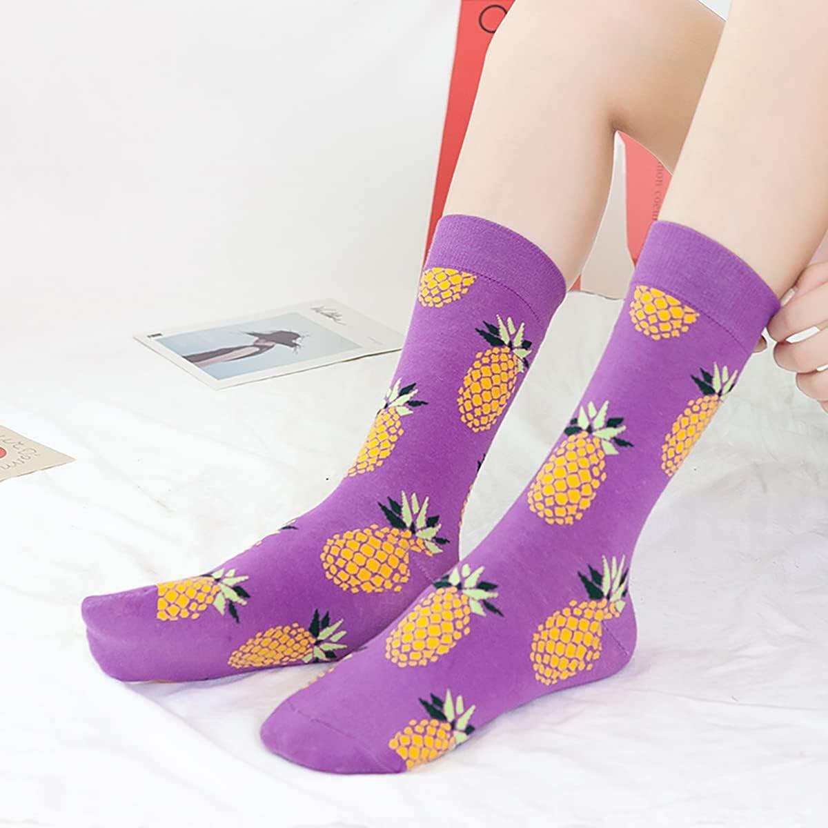 Meias coloridas divertidas