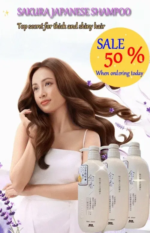 Sakura Hair Growth — niezrównany szampon nr 1 w Japonii