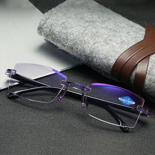 🎁 Óculos bifocais inteligentes anti-luz azul de safira de alta dureza para óculos prematuros