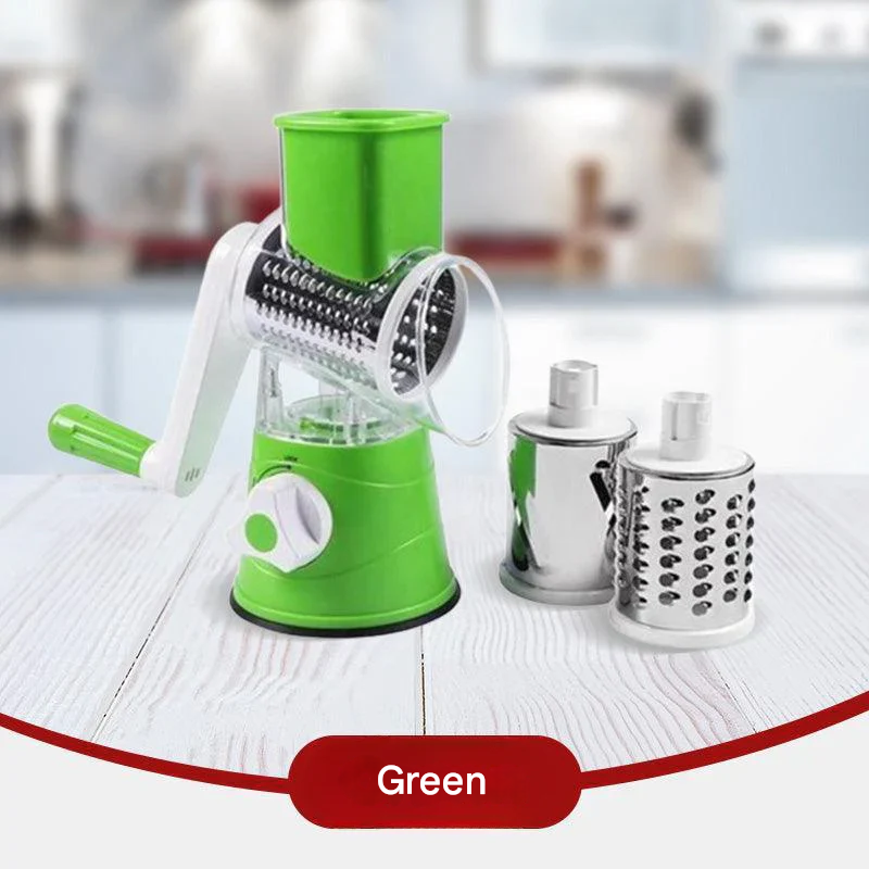 SwiftGrate Pro™ | Ralador e cortador rotativo manual multifuncional