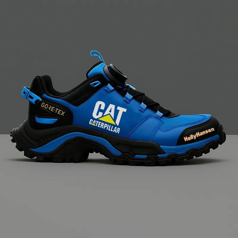 A CAT e a Helly Hansen juntaram-se para criar uma bota de trabalho para homem resistente a furos e quebras.