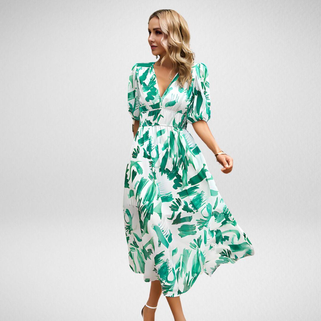 😍 Bold Garden Dress 🌼