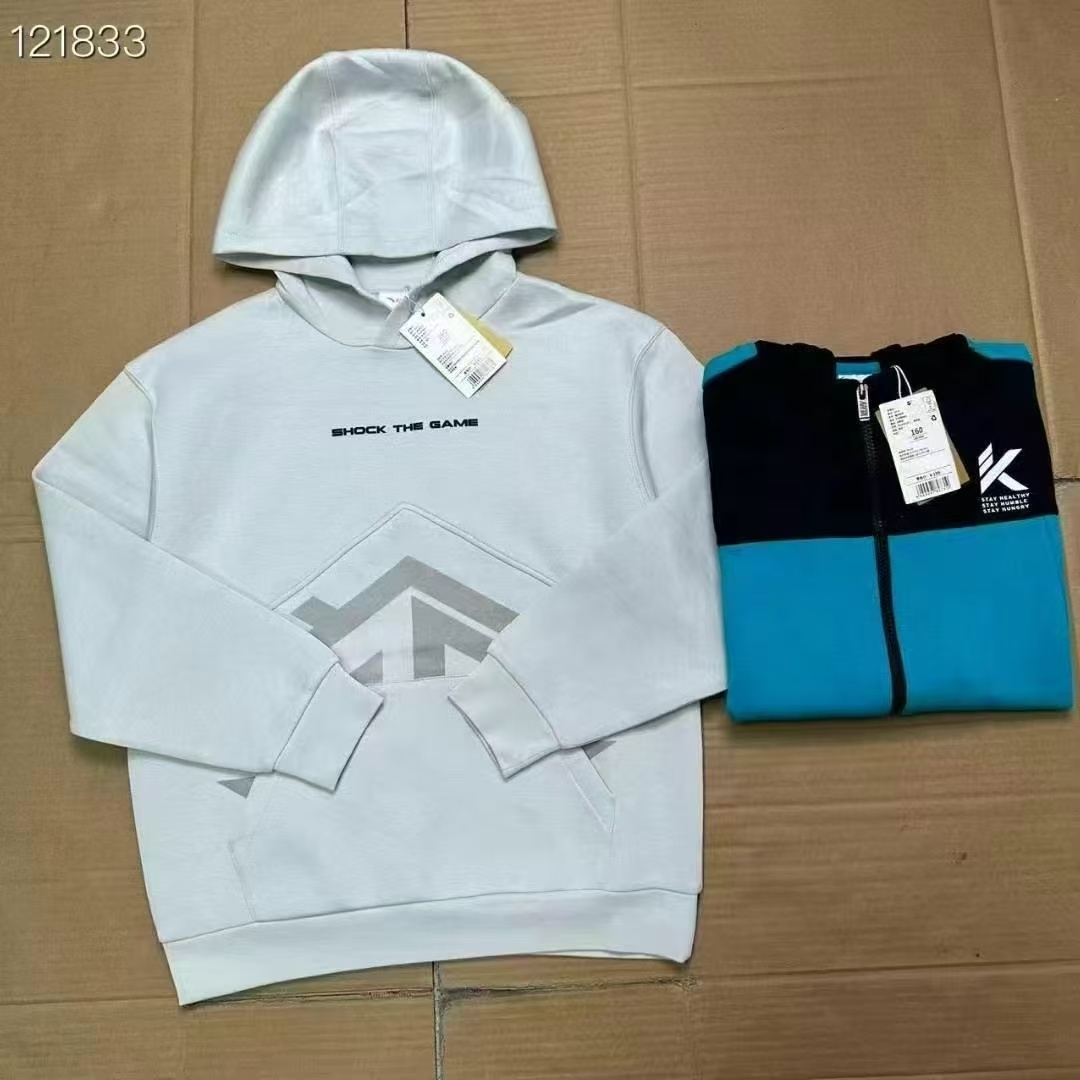 新款安X童装卫衣100件/包、款式多、 颜色鲜艳、码数配比好、原单正品