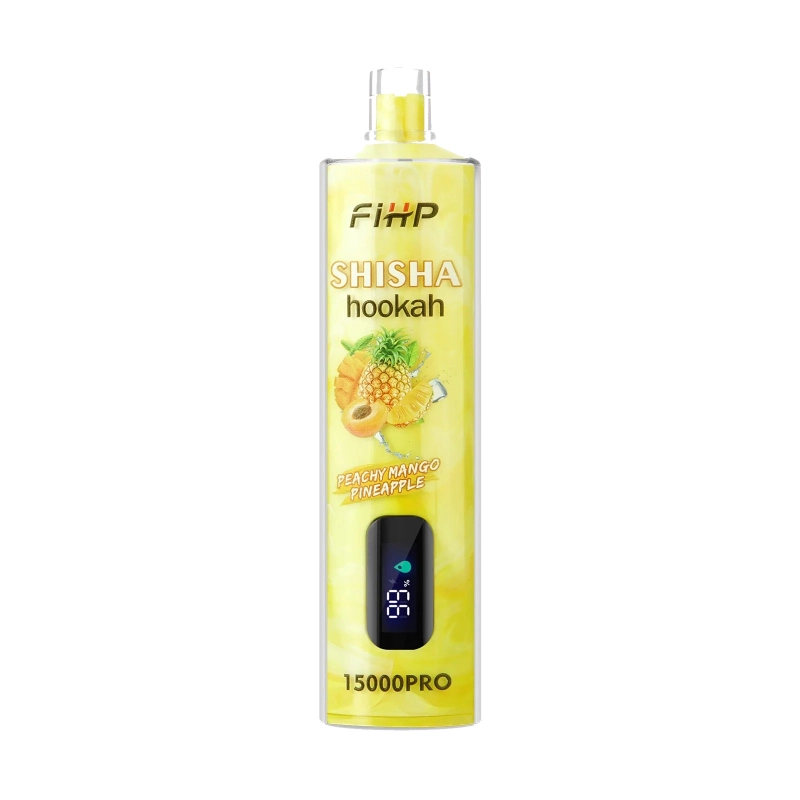FIHP Shisha 15000 Puffs Hookah Vape Peach Mango Pineapple