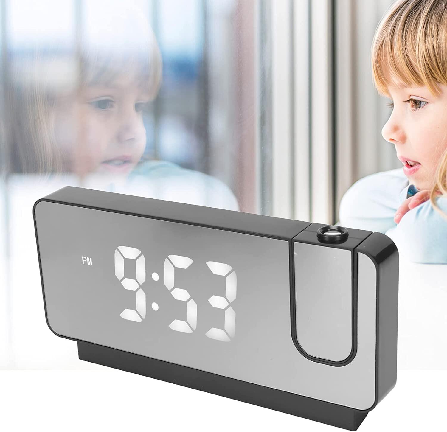 ADDORIS™ Relógio despertador com projecção espelhada