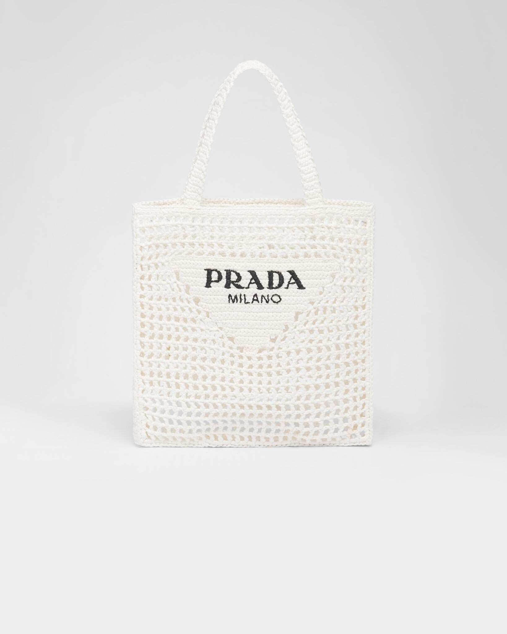 Bolsa de palha Prada (multicolorida)