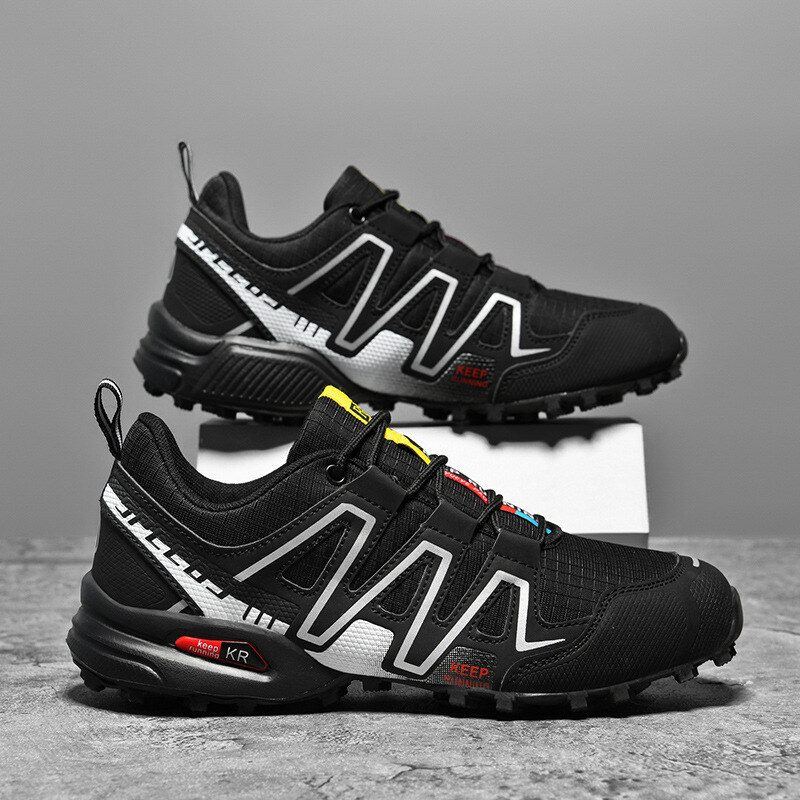 sapatos casuais de corrida cross-country salomon outdoor sapatos de caminhada masculinos