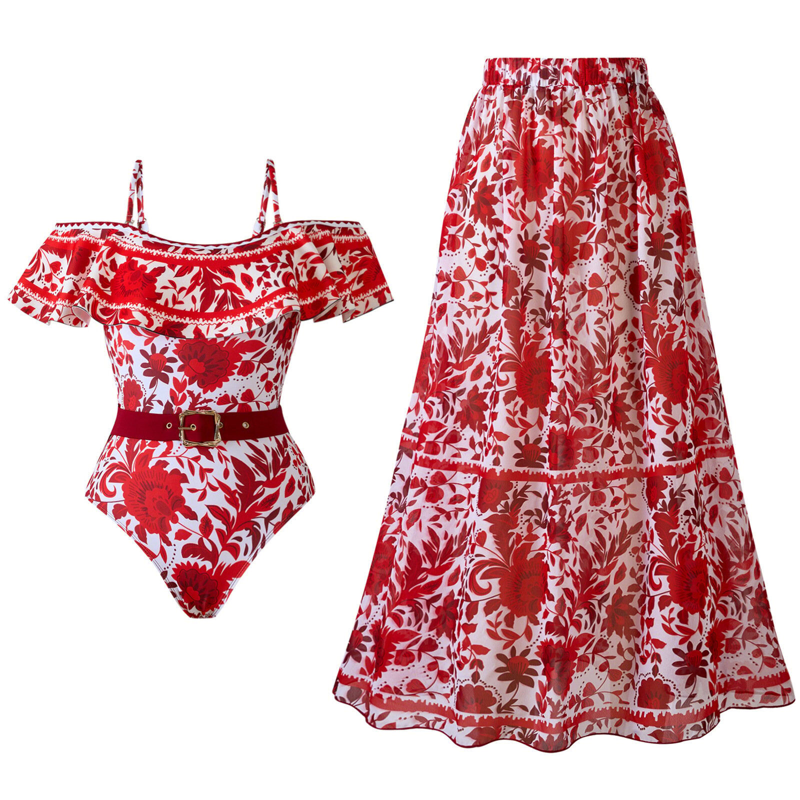 2025 New ✨ Retro printed Swimsuit Set 👙