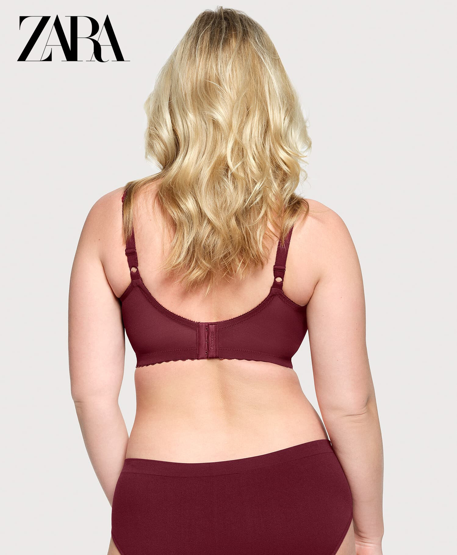 ZARA - (3 komada) Jednodijelni push-up grudnjak s punim košaricama