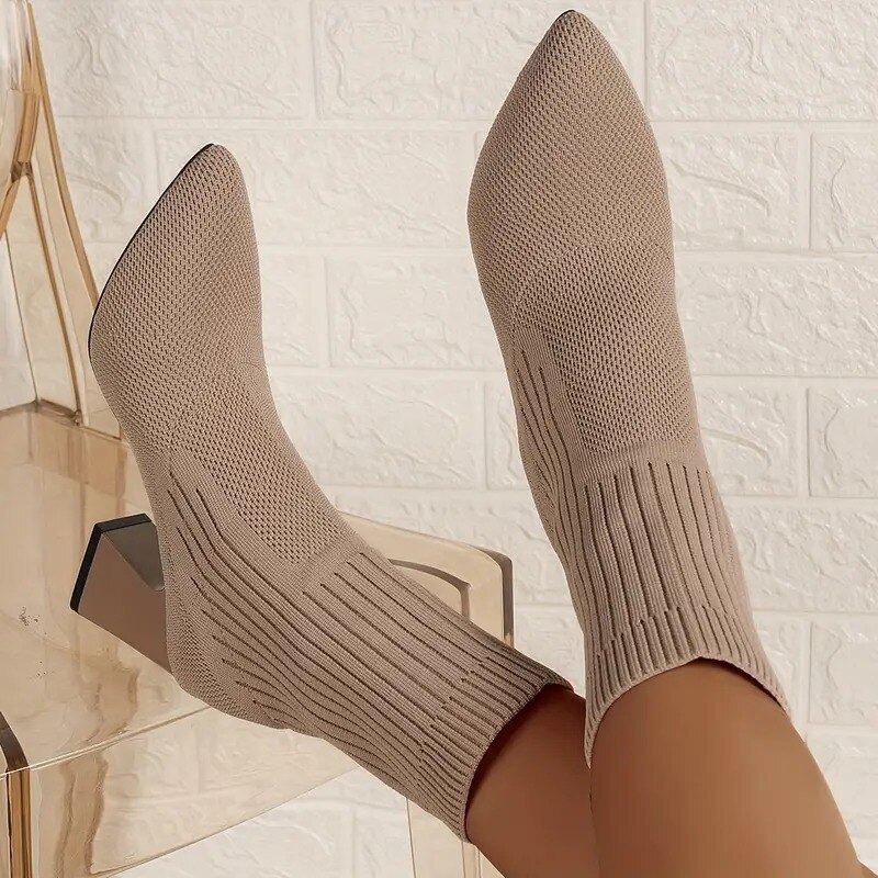 BOTAS CHELSEA FEMININAS DE SALTO ALTO E SALTO GROSSO