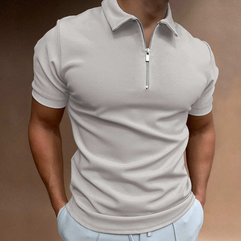 Koszulka polo zapinana z boku | 50% RABATU