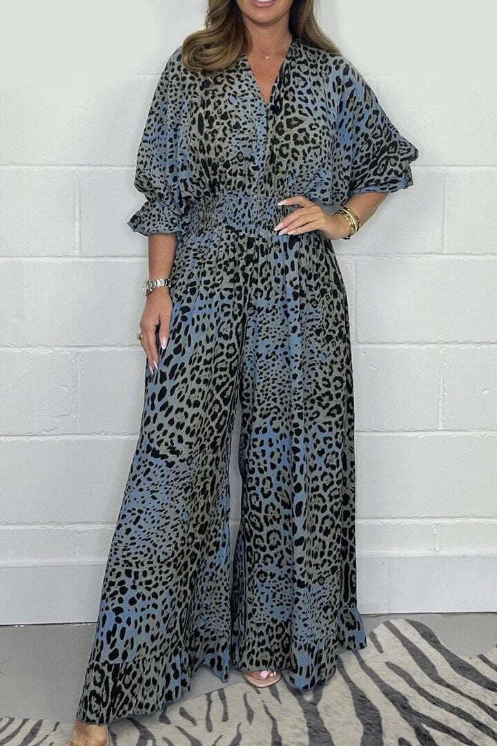 💕Leopard print leopard pamučni kombinezon✨