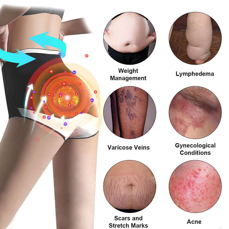 Últimas 3 horas: 80% DE DESCONTO 🔥 Shorts modeladores de turmalina autoaquecidos em fibra de titânio Neslemy™