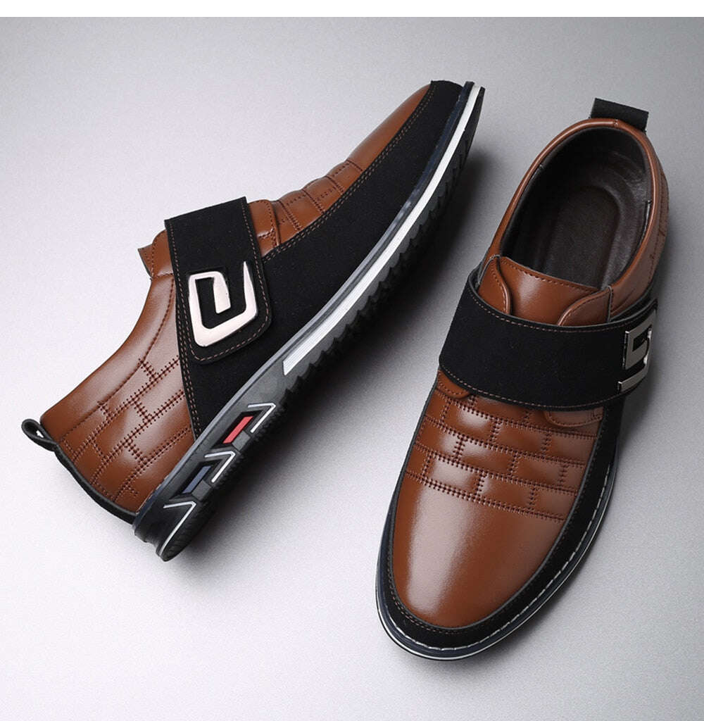 Derby listrado ortopédico de couro Grey Wolf™