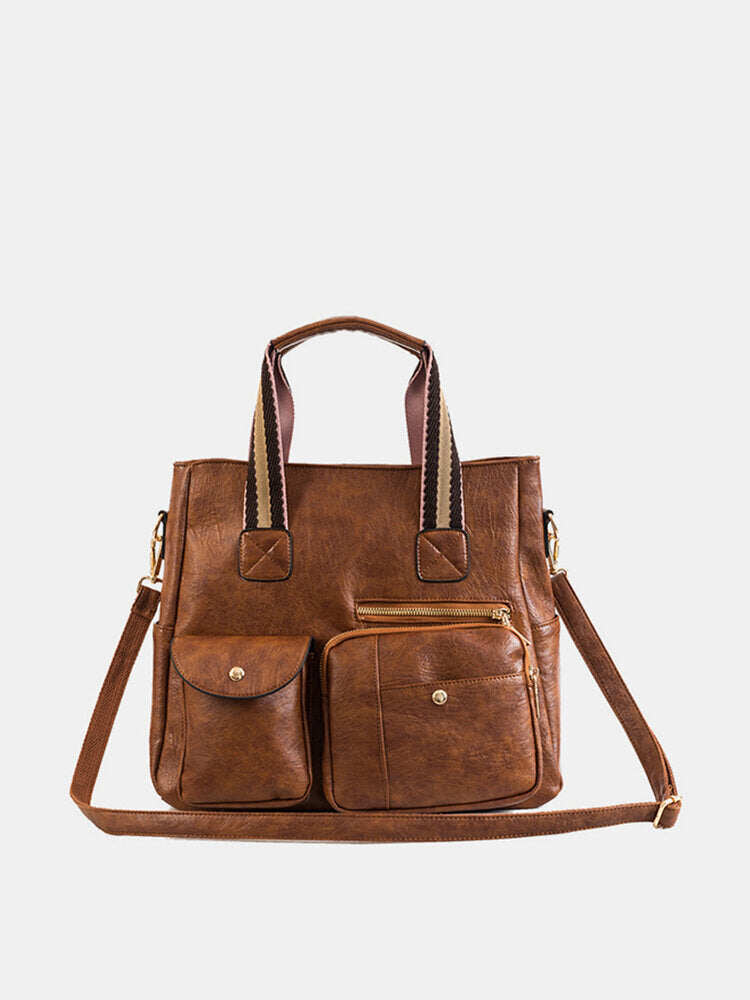 Bolsas, bolsas, bolsas de ombro em couro artificial