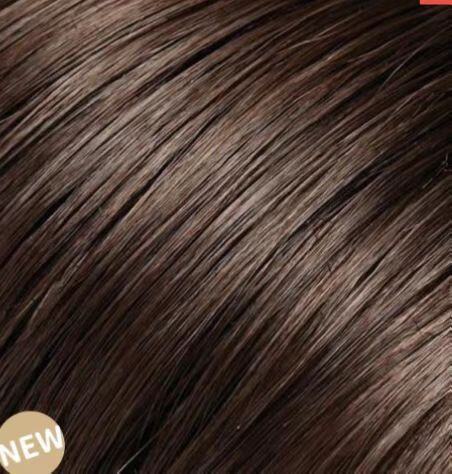 Silver side-parted curly (Available in dark brown)
