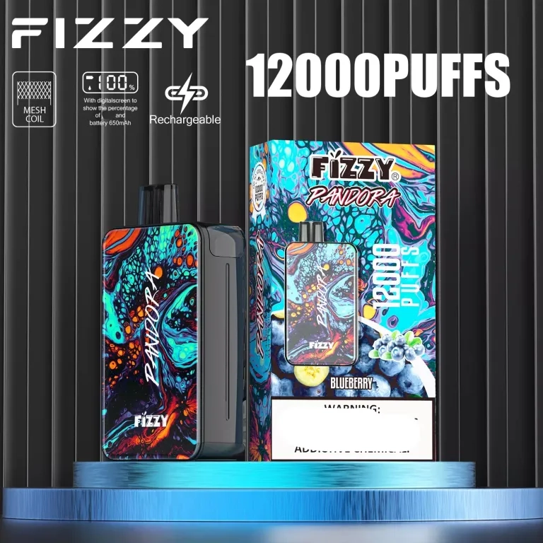 Fizzy Pandora 12000 Puffs LCD Screen Rechargeable Disposable Vapes