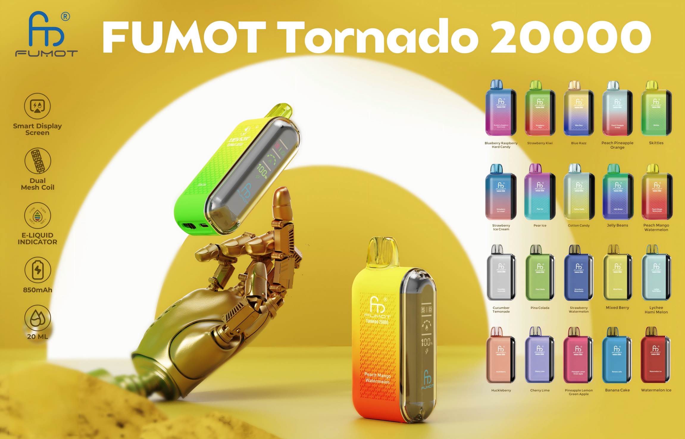 Fumot Tornado disposable vape