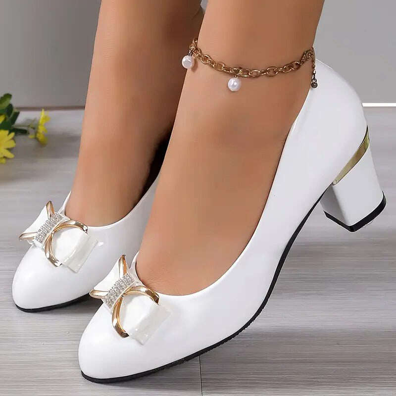 BOW PUMPS FEMININOS ELEGANTES
