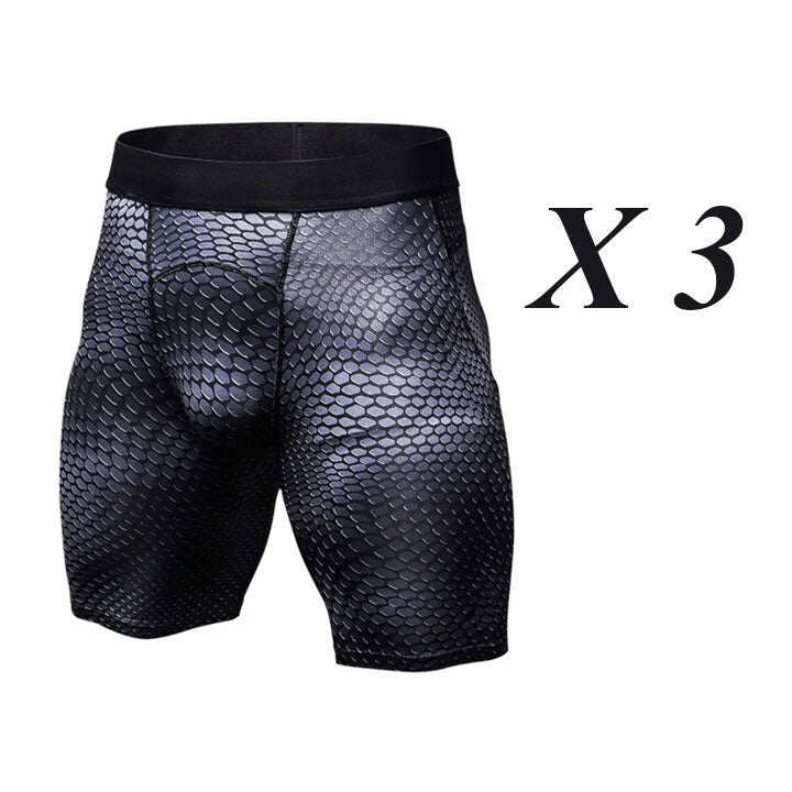 Shorts de compressão para terapia de campo de energia GFOUK™ IONIC para homens