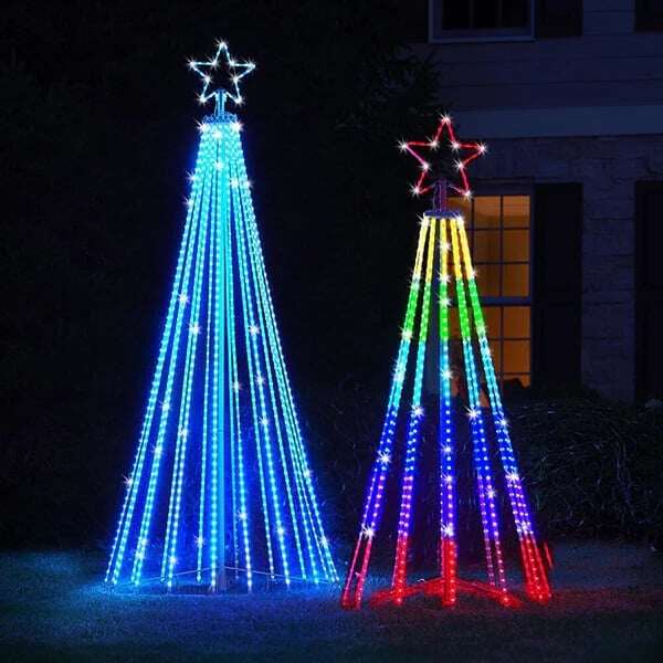 Show de luzes animado LED multicolorido para exterior(Pagamento no ato da entrega)