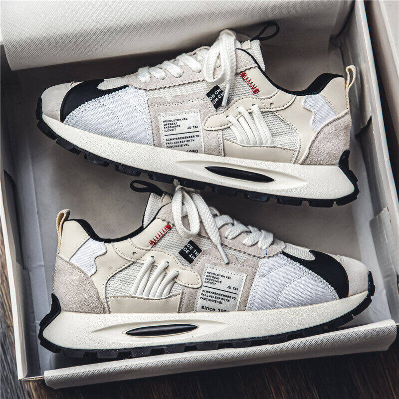 Sapatos casuais com sola grossa