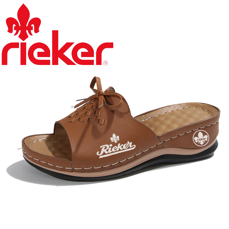 Nowe letnie damskie sandały ortopedyczne RIEKER® do wypoczynku