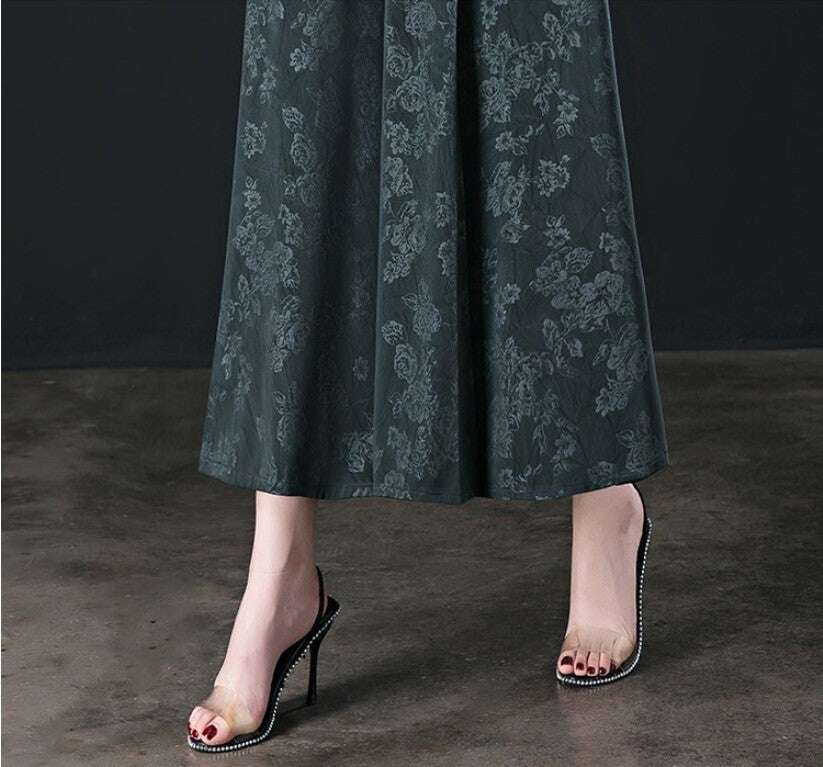 🔥ÚLTIMO DIA 70% DE DESCONTO - Calças largas plissadas elegantes e elegantes