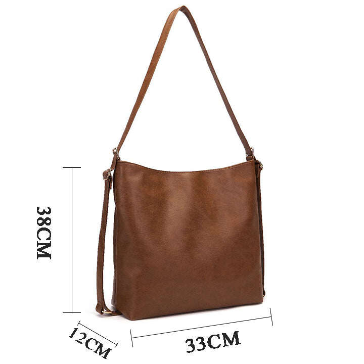 Genuine leather handbag/backpack