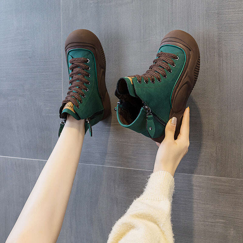 Увеличете ежедневните обувки с масивна долна част