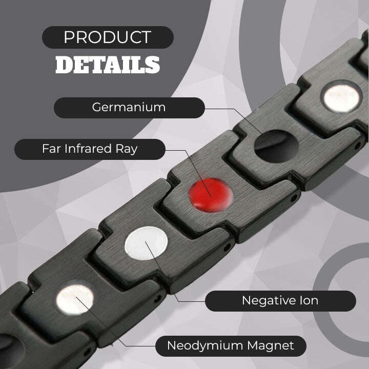 Bracelete de Drenagem Linfática de Terapia Magnética