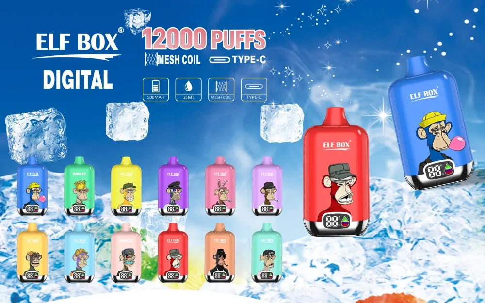 ELF BOX Digital 12000 Puffs