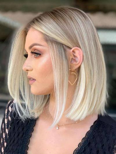 Partially Dyed Gradient Bobo Wig