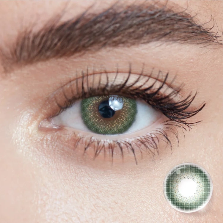 🔥 Buy one get one free ⌛ Frosty Blue / Moss Green（DIA : 14.2mm；G.DIA : 13.7mm；BC : 8.7mm） | 6 Months, 2 pcs