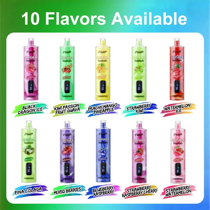 FIHP 15,000 Puffs Shisha Hookah Pro