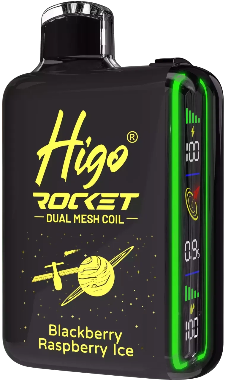 HIGO Rocket 20,000-puff refillable disposable vapes
