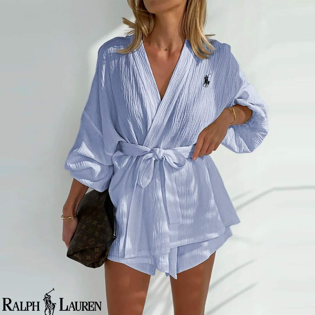 Conjunto de duas peças de algodão