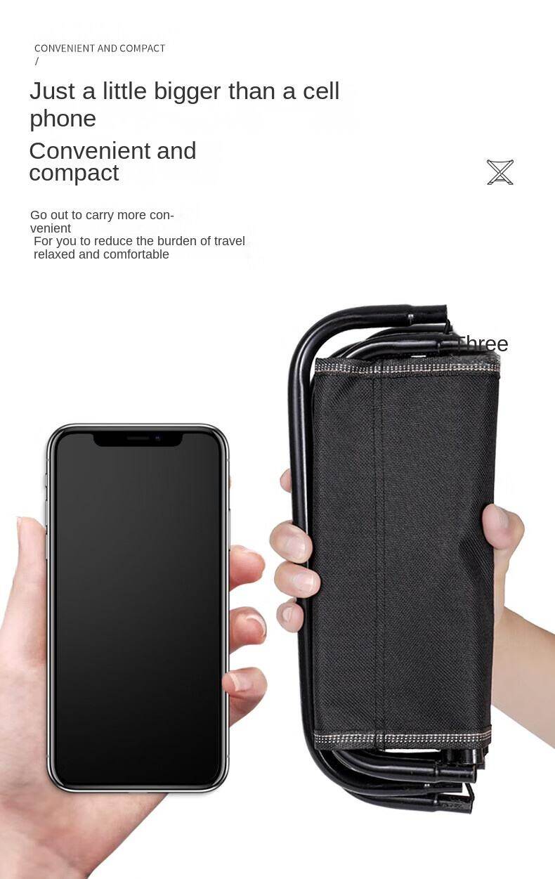 Factory Direct Portable Mini Little Mazar Folding Chair for Waiting Car Fishing Travel Leisure