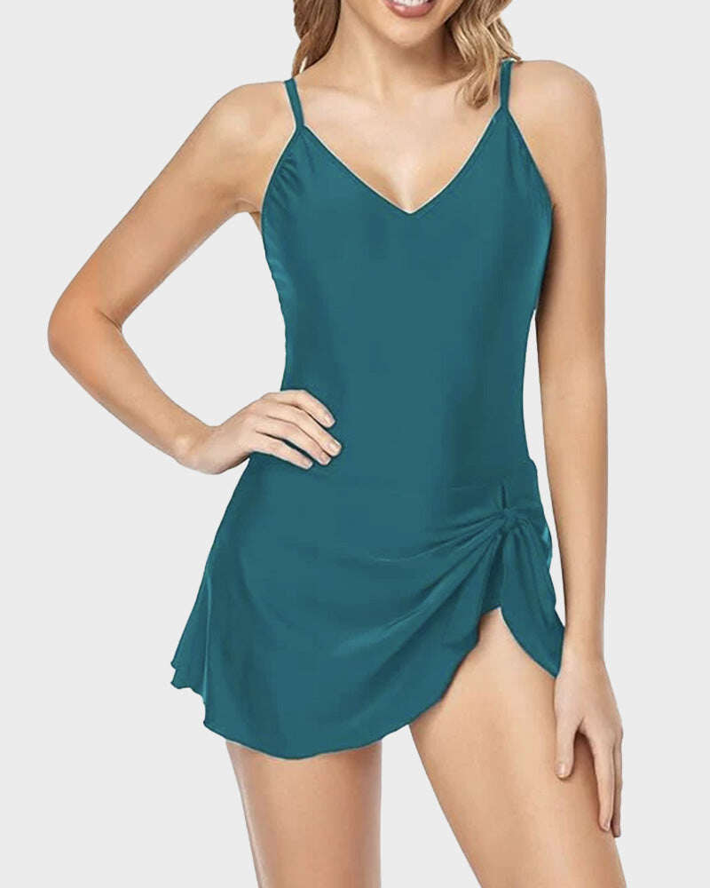 2025 New Women's Tummy Control Slim Fit One Piece Swimsuit