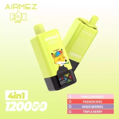 AIRMEZ FOX 120000 Puffs 4-in-1 Disposable Vape