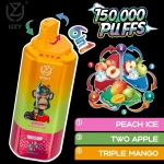 UZY 6-in-1 150,000 Puffs Disposable Vape – Quad Mesh Coil, Smart Screen, Crystal Design, Wholesale & Bulk Buy
