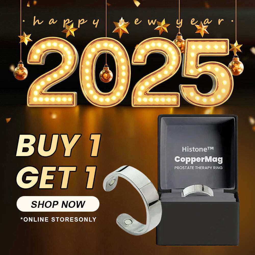 🎆 Liquidação de Ano Novo 1🎁 Último dia de promoção oficial na loja da marca: 50% de desconto 🎇 Anel de próstata Hisstone™ CopperMag 🌟