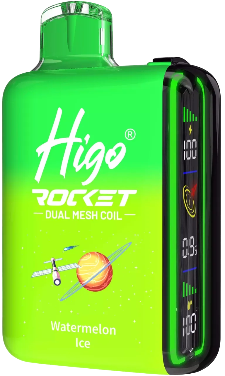 HIGO Rocket 20,000-puff refillable disposable vapes