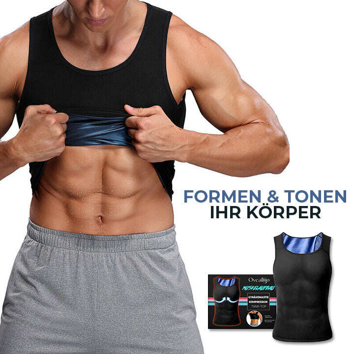 Oveallgo Gynecomastia Professzionális izomnövelő kompressziós tank felső