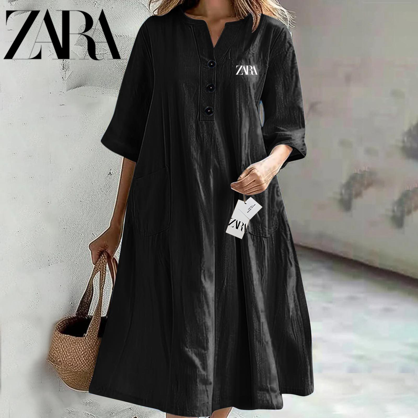 Letnia nowość ZARA – Sukienka bawełniana | Wygodna i stylowa