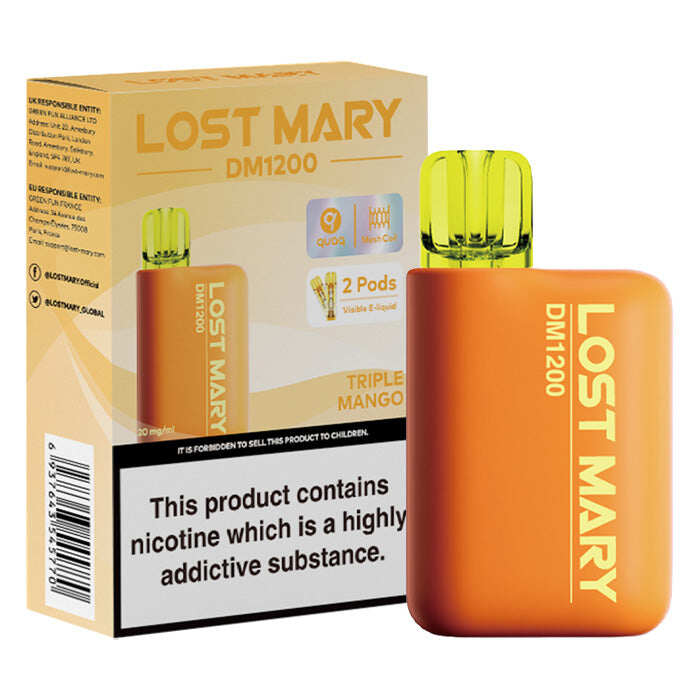 Lost Mary DM1200 Kit Vape descartável